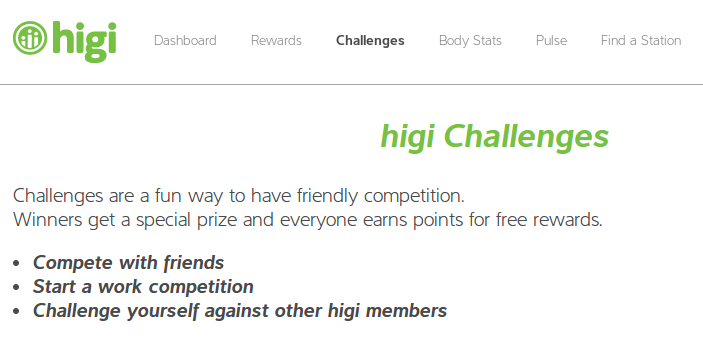 qu'est ce qu'un Challenge Higi?