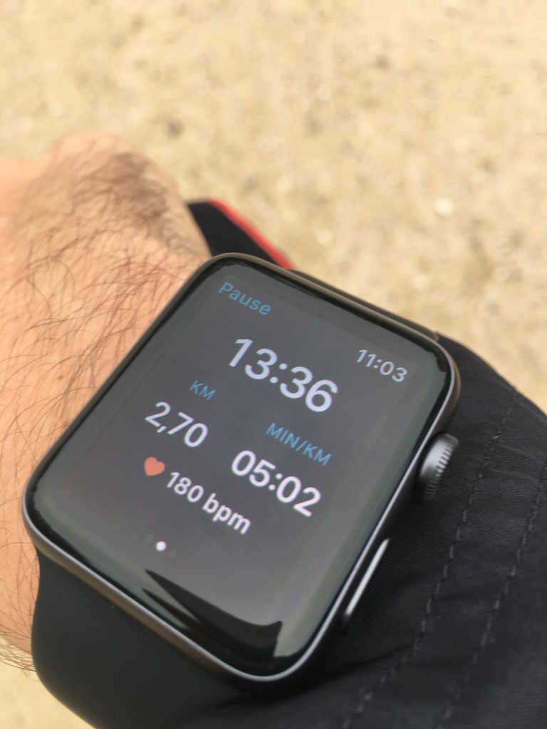 L'application Runkeeper sur Apple Watch