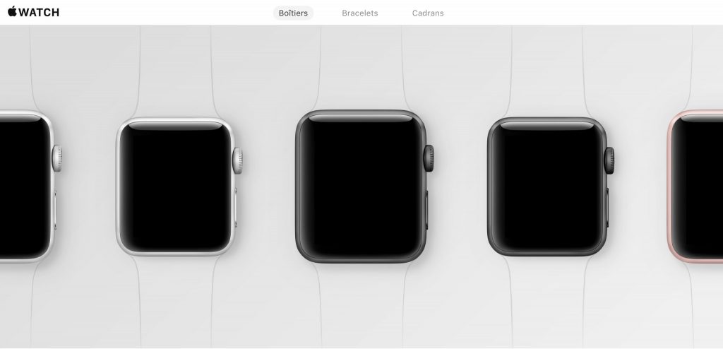 Choisir son bracelet d'Apple Watch