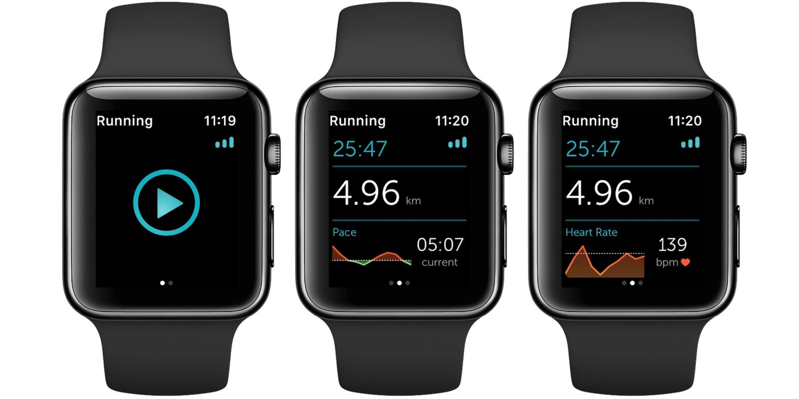 running apple watch series 4